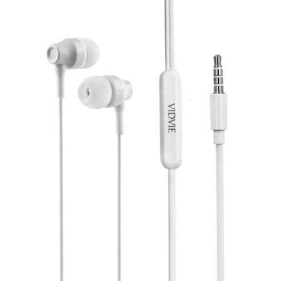 VIDVIE HS653 headphones with cable, white