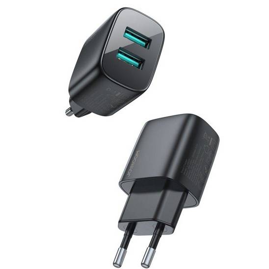 Wall Charger 12W 2,4A 2xUSB Joyroom L-2A123 black