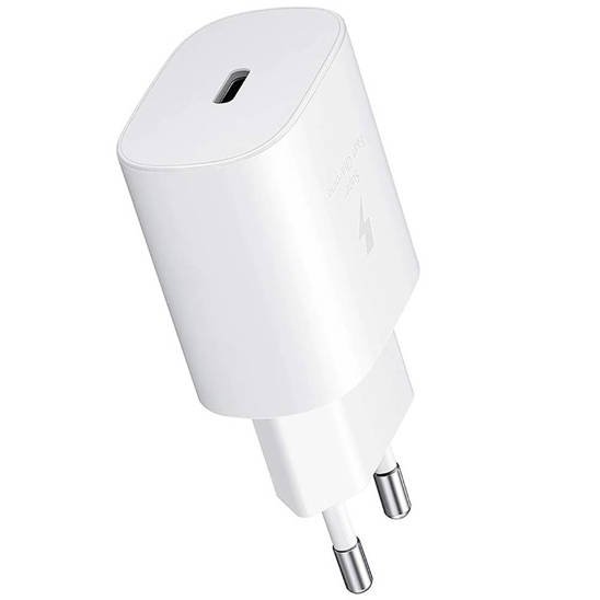 Wall Charger 25W 2A QC USB Type C for SAMSUNG EP-TA800EWE Quick Charge USB-C white
