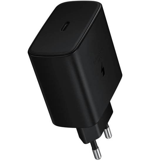 Wall Charger 45W QC USB Type C SAMSUNG EP-TA845EBE Quick Charge USB-C black