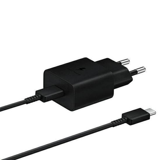 Wall Charger Samsung EP-T1510XB 15W Fast Charge + USB-C/USB-C cable black