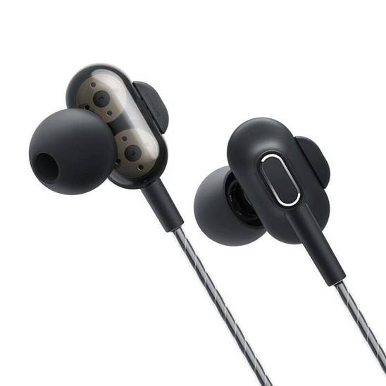 Wired earphones Blitzwolf AirAux AA-HE4, 3.5mm jack, 1.2m (black)