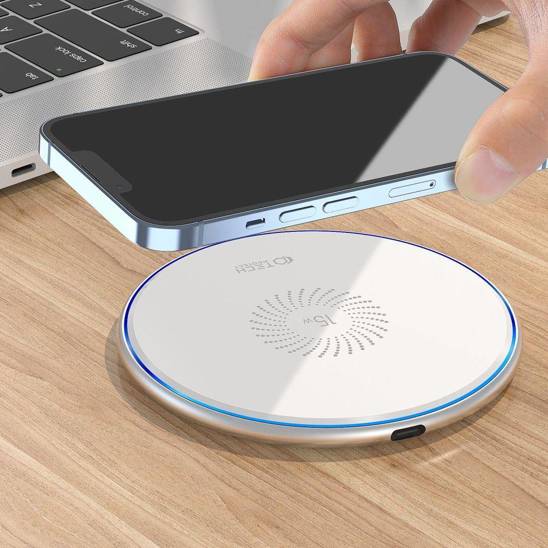 Wireless Charger 15W Tech-Protect QI15W-C1 white