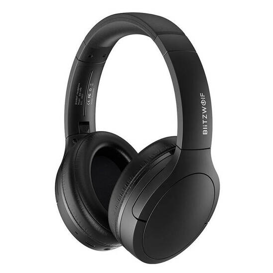 Wireless headphones Blitzwolf BW-HP6 Bluetooth 5.2 black