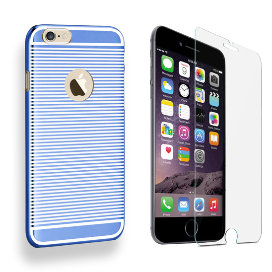 X-FITTED Hard case IPHONE 6/6S Zebra blue P6LDL