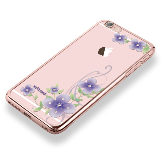 X-FITTED Swarovski IPHONE 6+ Orchid light pink PPYJP