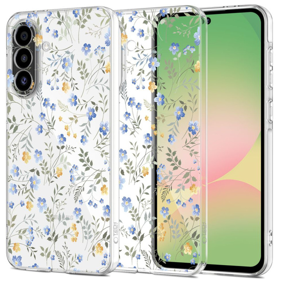 Etui SAMSUNG GALAXY A56 5G Tech-Protect Flexair Spring Flowers