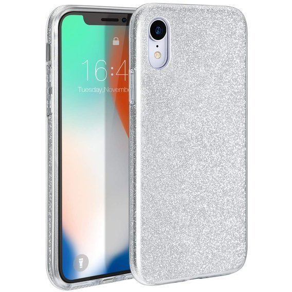 Case HUAWEI P40 LITE Glitter silver