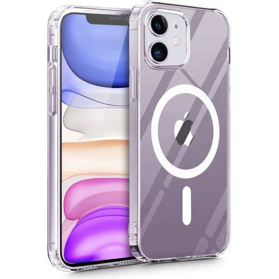 Case IPHONE 11 Tech-Protect Magmat MagSafe Clear transparent
