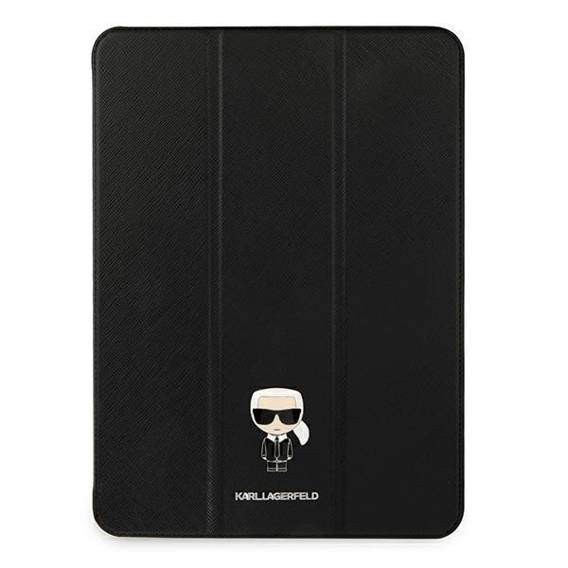 Original Case APPLE IPAD PRO 12.9 (5gen) Karl Lagerfeld Book Cover Saffiano Karl Iconic (KLFC12OKMK) black