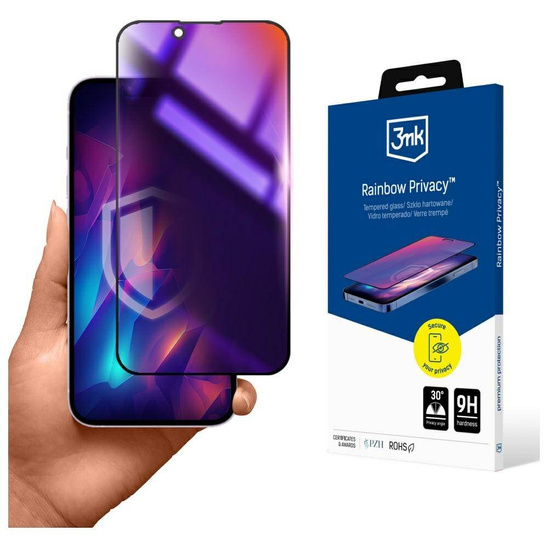 Privacy film IPHONE 16E 3MK Rainbow Privacy