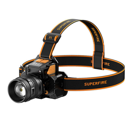 Headlight Superfire HL58, 350lm, USB