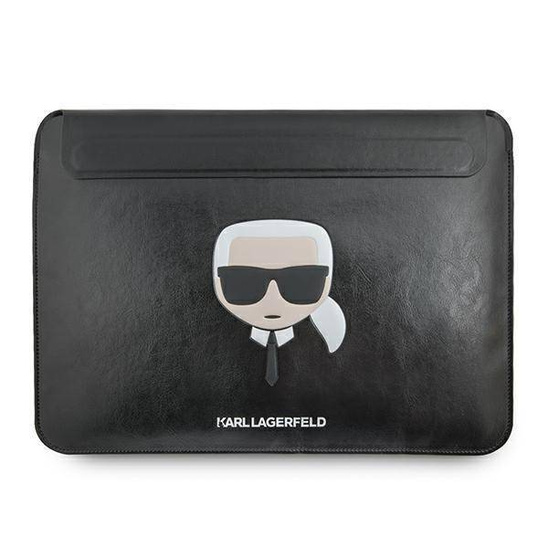 Original Case LAPTOP 16" Karl Lagerfeld Sleeve Ikonik Karl`s Head (KLCS16KHBK) black