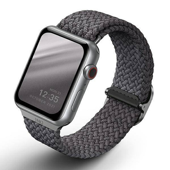 Strap for APPLE WATCH 38 / 40 / 41 MM UNIQ Aspen Braided gray