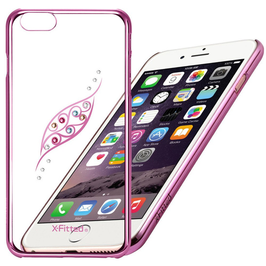 X-FITTED Swarovski IPHONE 6+ Leaf pink PPJYP