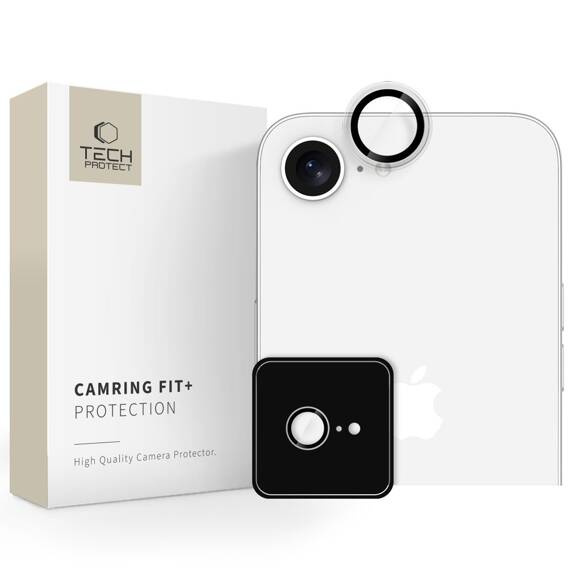 Camera Cover IPHONE 16E Tech-Protect CamRing Fit+ Clear