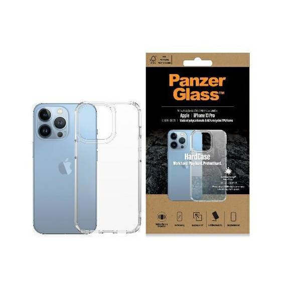 Case IPHONE 13 PRO PanzerGlass HardCase Antibacterial Military (0323) Grade Clear transparent