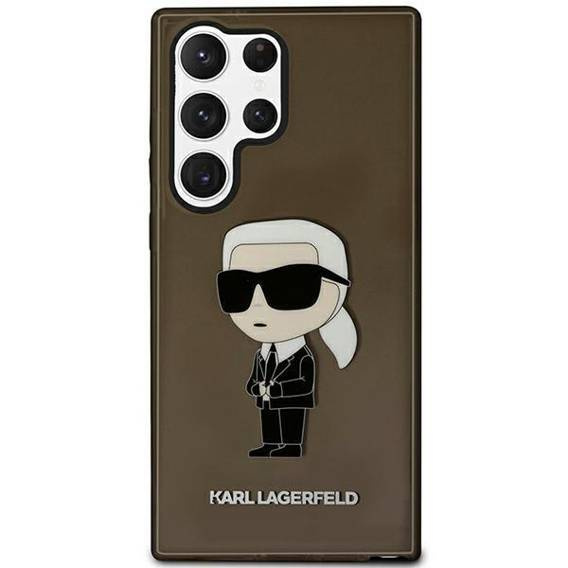 Original Case SAMSUNG GALAXY S23 ULTRA Karl Lagerfeld Hardcase Ikonik (KLHCS23LHNIKTCK) black