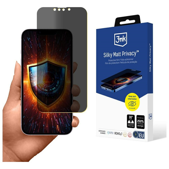 Privacy film IPHONE 16E 3mk Silky Matt Privacy