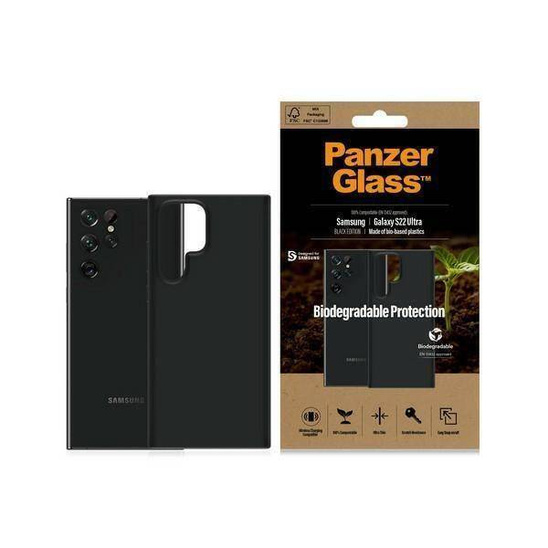 Case SAMSUNG GALAXY S22 ULTRA PanzerGlass Biodegradable Case (0376) black