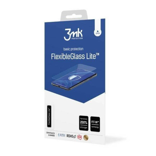 Szkło Hybrydowe APPLE IPHONE 15 PRO MAX 3mk Flexbile Glass Lite Cienkie (0,16mm) Clear