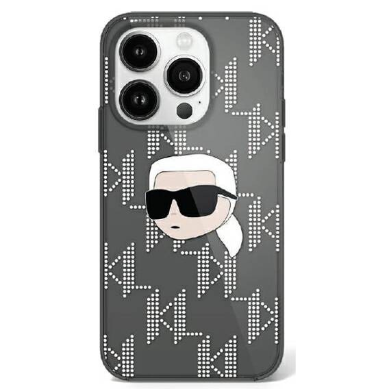 Original Case IPHONE 16 Karl Lagerfeld Hardcase IML Karl Head Electroplated (KLHCP16SHKLPKHK) black