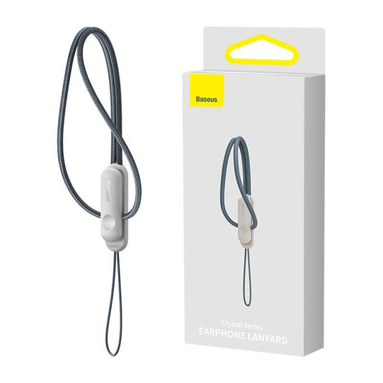 Earphone Lanyard Baseus Crystal Series (Gray)