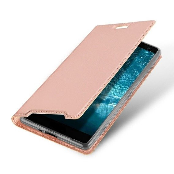 DUX DUCIS SKIN LEATHER SAMSUNG A8+ 2018 LIGHT PINK