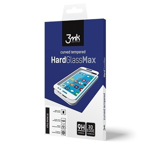 3MK HARD GLASS MAX IPHONE SE 2022 / SE 2020 / 7 / 8 CZARNY