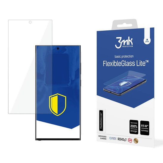 Szkło Hybrydowe SAMSUNG GALAXY S24 ULTRA 3mk Flexbile Glass Lite Cienkie (0,16mm)
