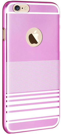 Etui X-FITTED Hard IPHONE 6/6S Rainbow różowe P6BJP