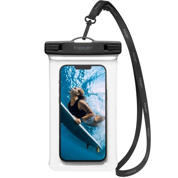 Case Spigen A601 Universal Waterproof Case Crystal Clear transparent