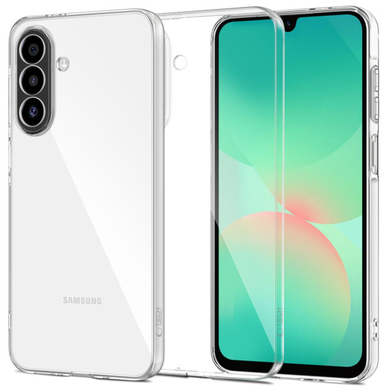 Case SAMSUNG GALAXY A26 5G Tech-Protect Flexair Clear transparent