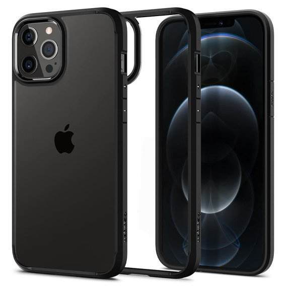 Case IPHONE 12 / 12 PRO Spigen Ultra Hybrid Matte black