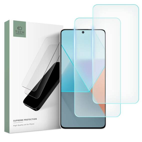 Tempered Glass XIAOMI REDMI NOTE 13 4G/5G / REDMI NOTE 13 PRO 4G/5G Tech-Protect Supreme Clear