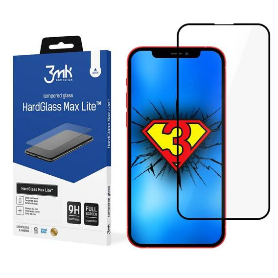 Tempered Glass 5D IPHONE 13 / 13 PRO 3mk Hard Glass Max Lite