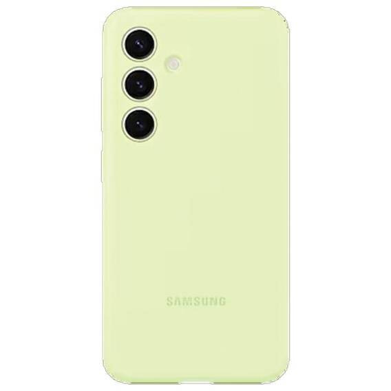 Case SAMSUNG GALAXY S24+ Silicone Case SAMSUNG (EF-PS926TGEGWW) light green