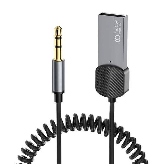 Adapter Audio Bluetooth AUX Tech-Protect Ultraboost szary