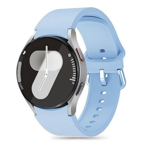 Pasek do SAMSUNG GALAXY WATCH 4 / 5 / 5 PRO / 6 / 7 / FE Tech-Protect Silicone Sky niebieskie