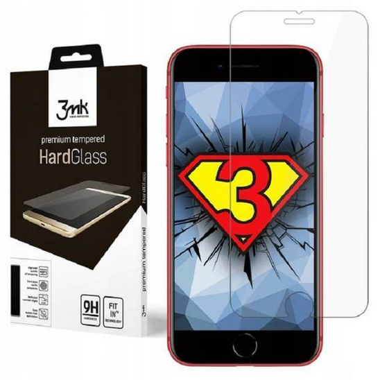 Tempered Glass IPHONE SE 2022 / SE 2020 3mk Hard Glass