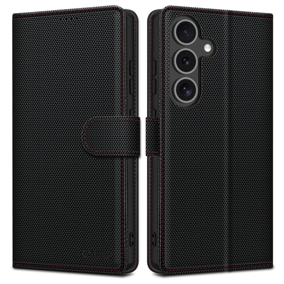 Etui SAMSUNG GALAXY S25 Tech-Protect Wallet RS czarno-czerwone