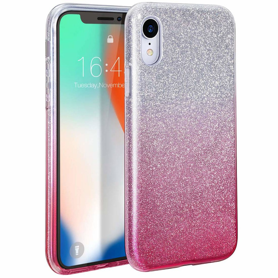 Case XIAOMI MI 11 Glitter silver & pink