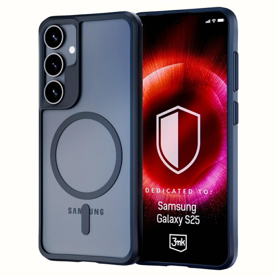 Case SAMSUNG GALAXY S25 3mk Satin Armor MagCase blue