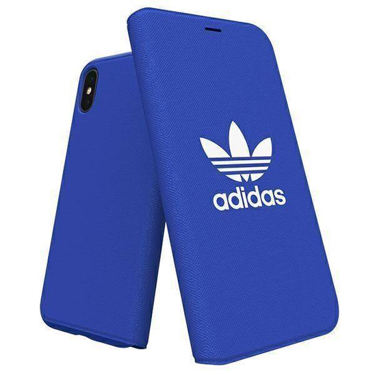 Original Case IPHONE X / XS Adidas Booklet Case Canvas blue