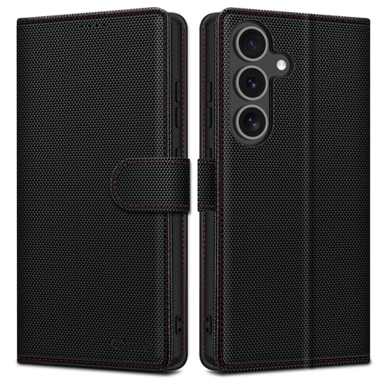 Etui SAMSUNG GALAXY S25 Tech-Protect Wallet RS czarno-czerwone