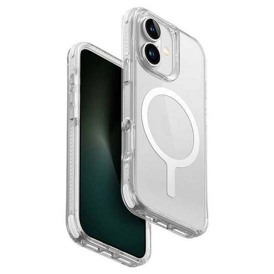 Case IPHONE 16 UNIQ Combat Magclick Charging Lume white