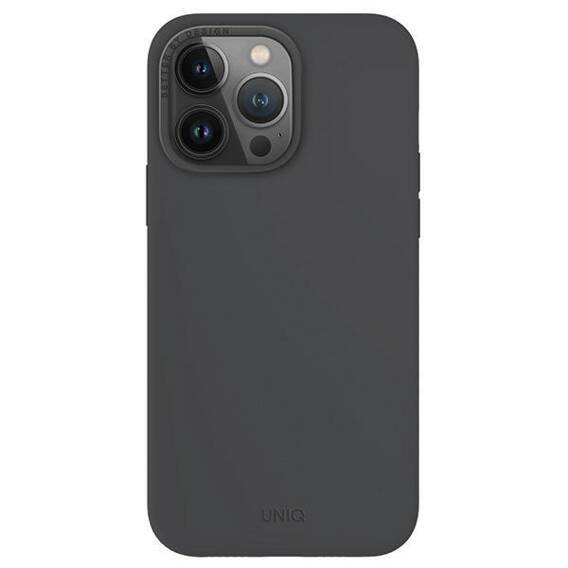 Etui APPLE IPHONE 15 PRO MAX UNIQ Lino Hue Magclick Charging szare