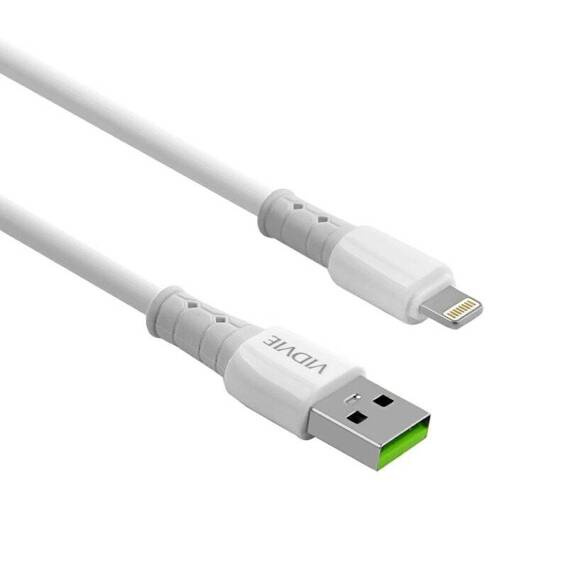 Kabel VIDVIE CB4020 USB/iPhone 3A, 1.2m biały