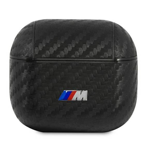 Original Case APPLE AIRPODS 3 BMW Cover PU Carbon M Collection (BMA3WMPUCA) black