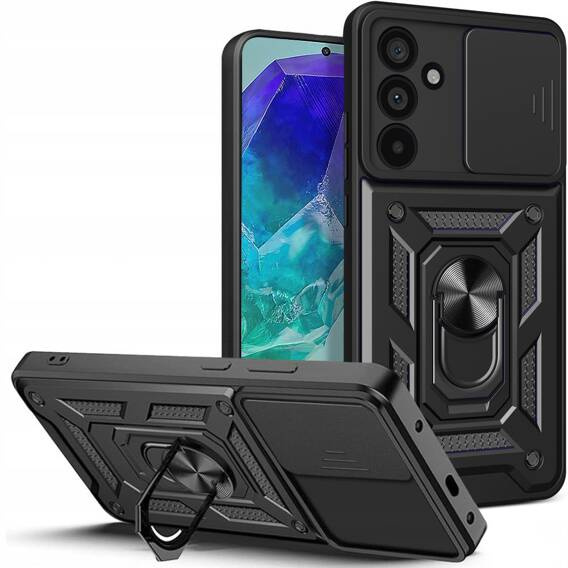 Case SAMSUNG GALAXY M55 5G Tech-Protect Camshield Pro black